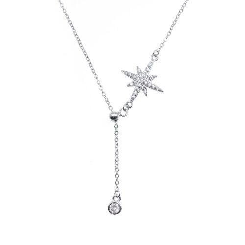 Silver 925 Necklace Stars