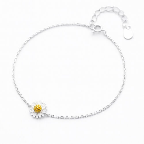 Silver 925 Bracelet Flower