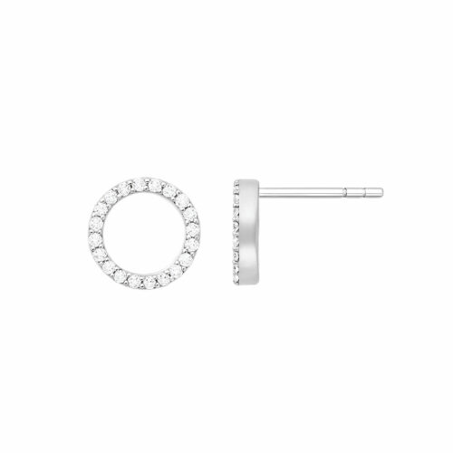 Silver 925 Earrings Round