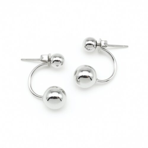 Silver 925 Earrings Spheres