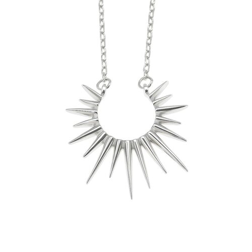Silver 925 Necklace Sun